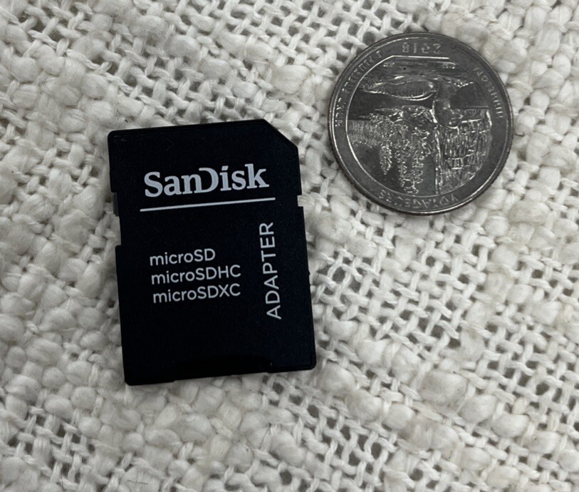 SanDisk Adapter MicroSD MicroSDHC 2013-07-03Y Made In China With Container