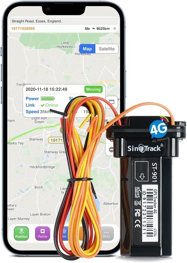 Localizador GPS Para Carro Moto Antirobo Resistente Al Agua Tarjeta SIM 4G