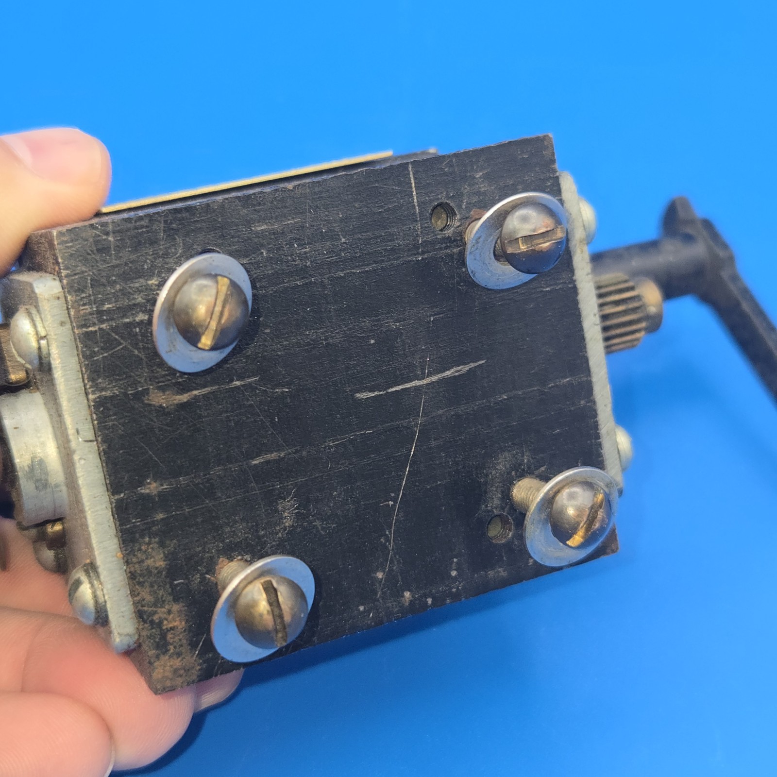 Mini Magneto 120v Military telephone generator