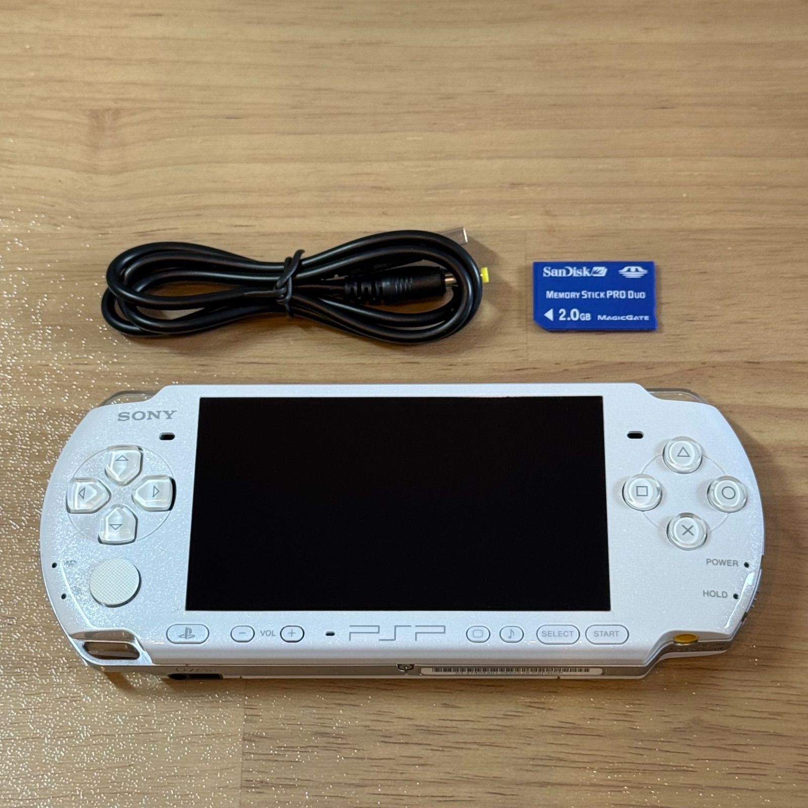 PSP 7-121 Used Psp-3000 Pearl White Japan
