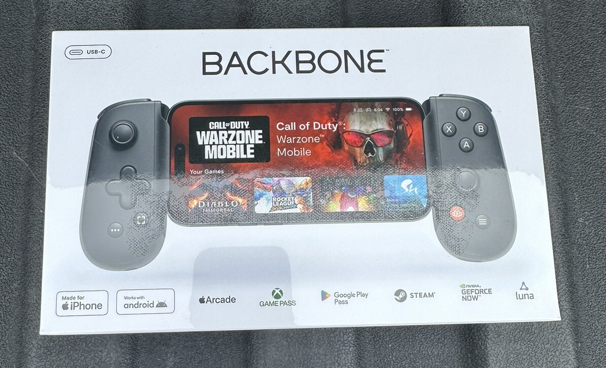 Backbone - One (USB-C) - Mobile Gaming Controller for iPhone 15 Series and An...