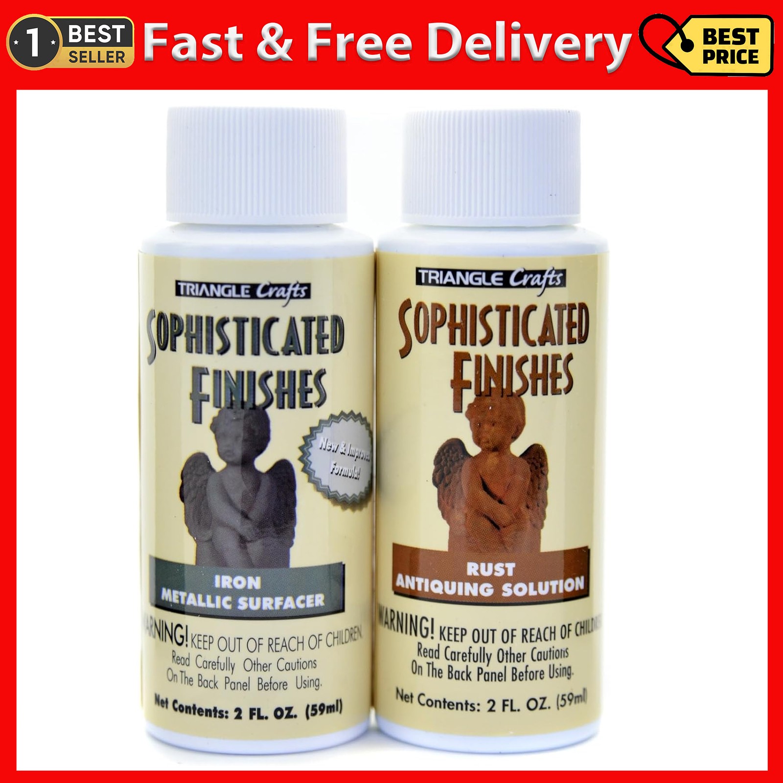 Triangle Coatings Sophisticated Finishes Rust Antiquing Set antiquing set