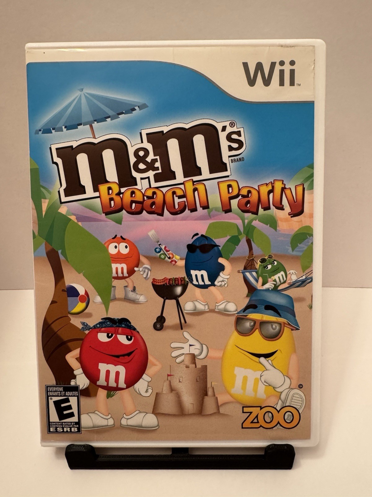 M&M’s Beach Party Nintendo Wii BOX ONLY (NO DISC & NO MANUAL)