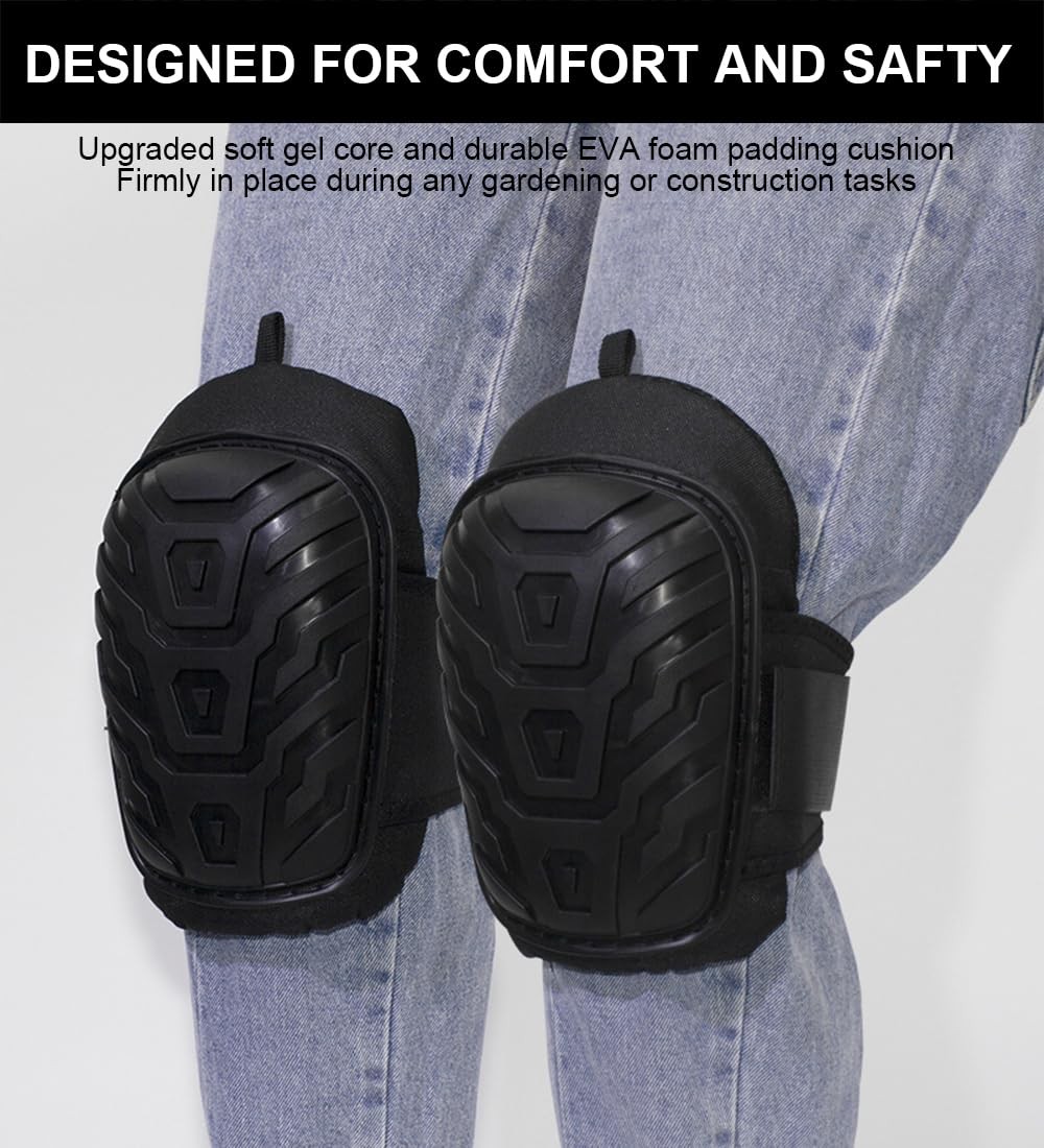 Work Knee Pads Heavy Duty Men Construction Garden Industrial Support Protective