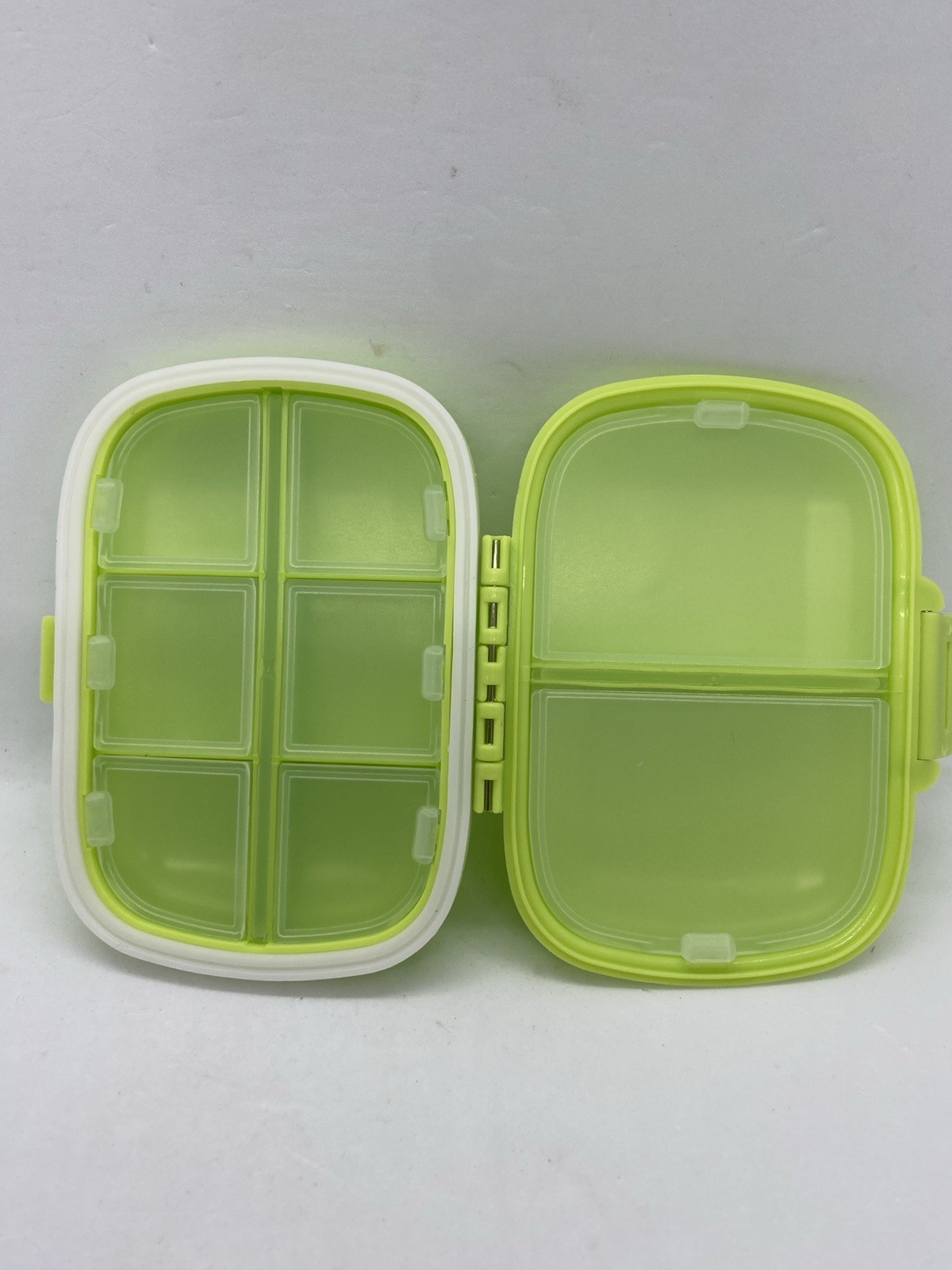 Infinite Age Weekly Pill Organizer Travel Case 8 Compartment Portable Box