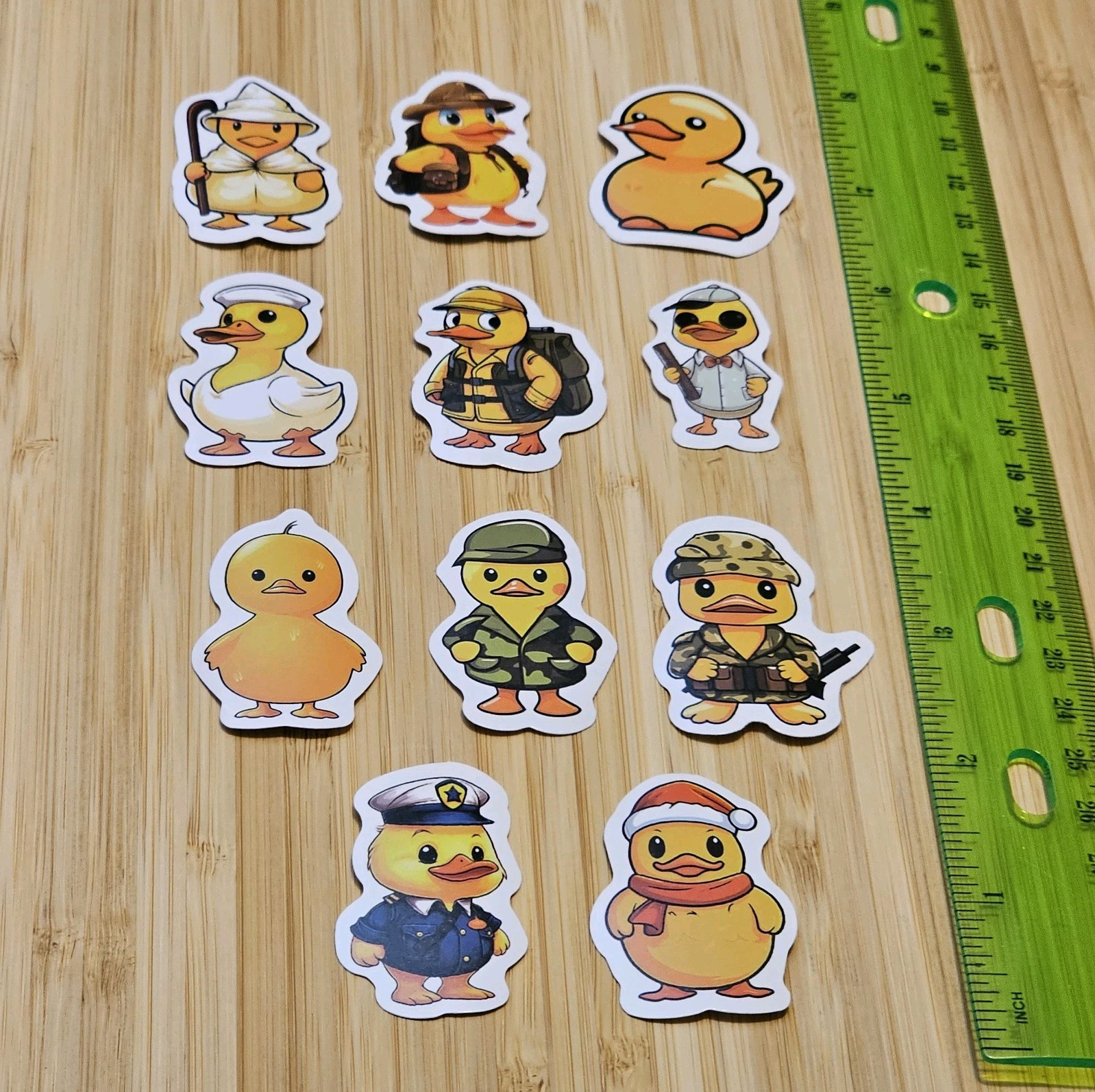 ROLEPLAY DUCKS COSTUMES RUBBER DUCK RUBBER DUCKY S83 STICKER LOT STICKERS DECAL
