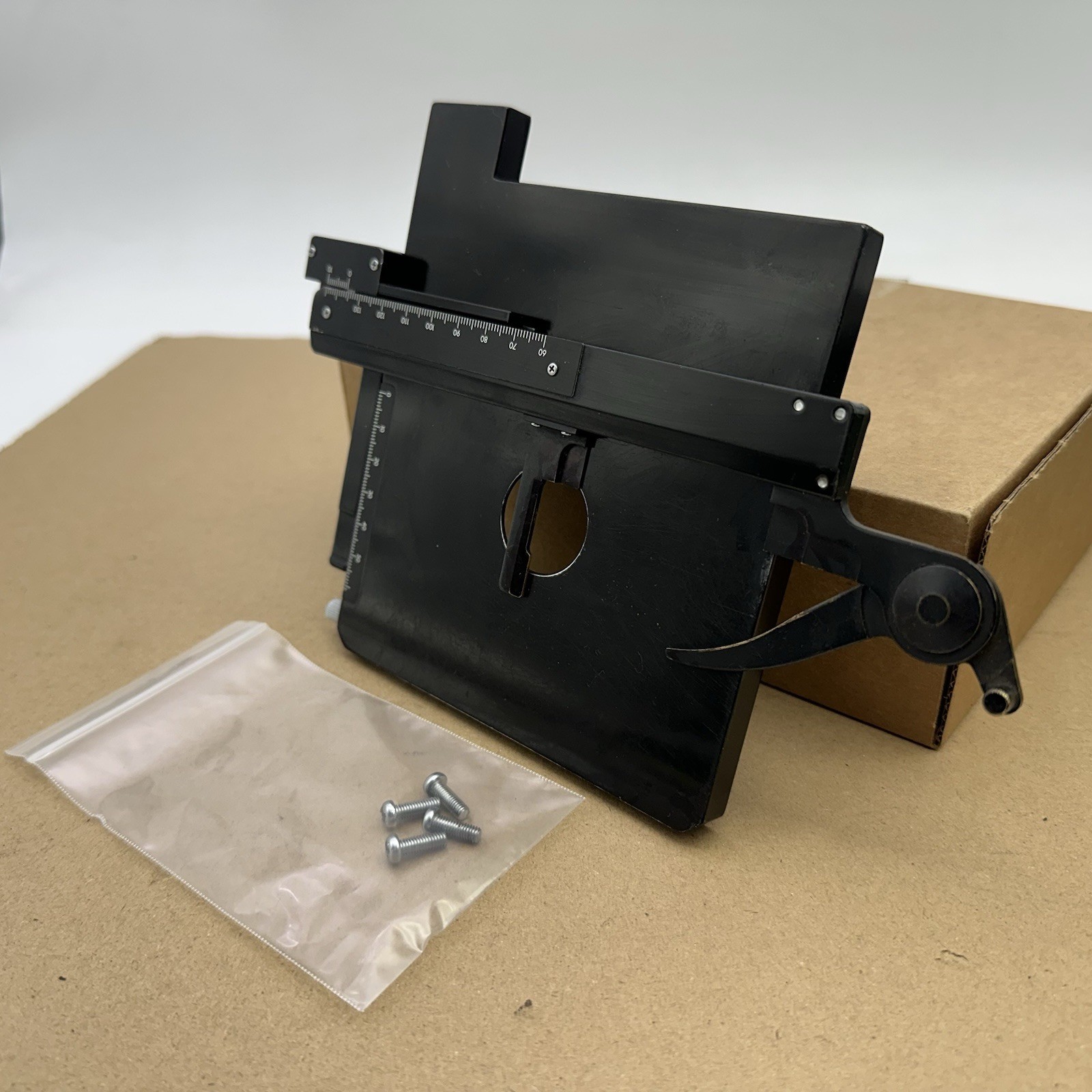 Microscope Graduated Mechanical Stage For Bausch And Lomb KHS Pre Owned