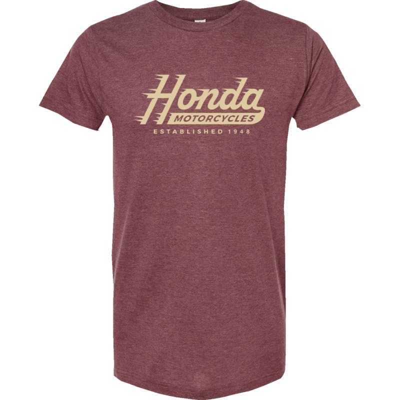 Honda Collection Honda Established T-Shirts Lg Red