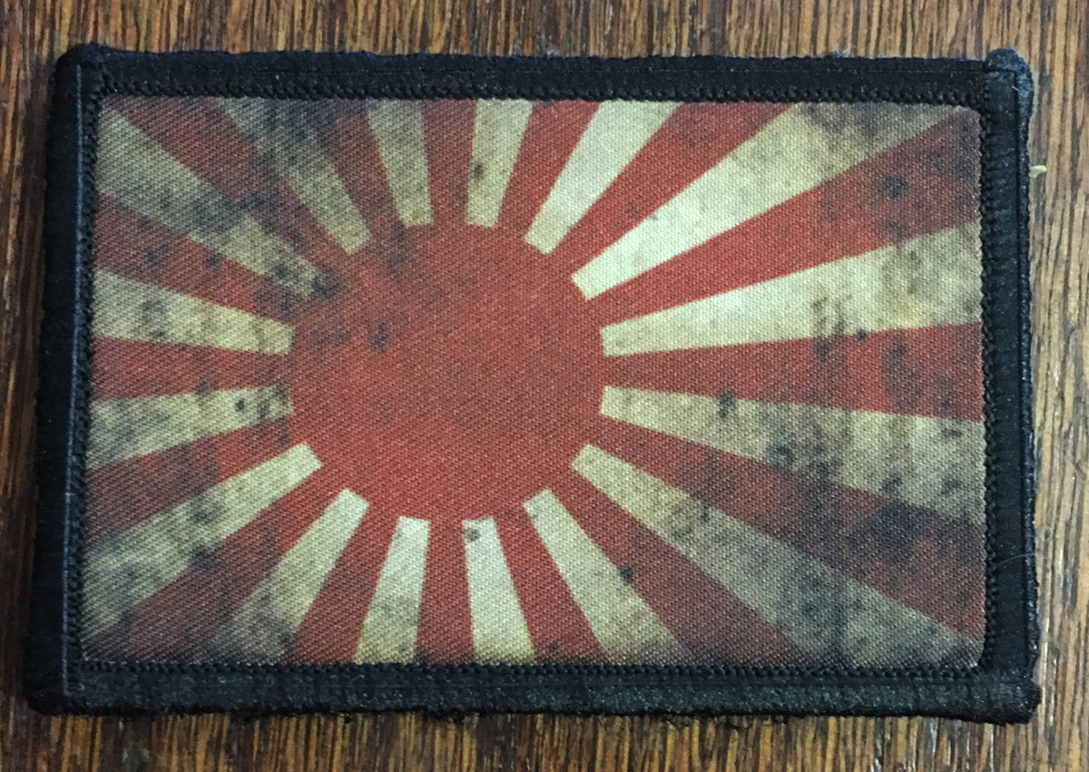Samurai Jack Morale Patch Military Tactical Army Flag USA Hook Badge
