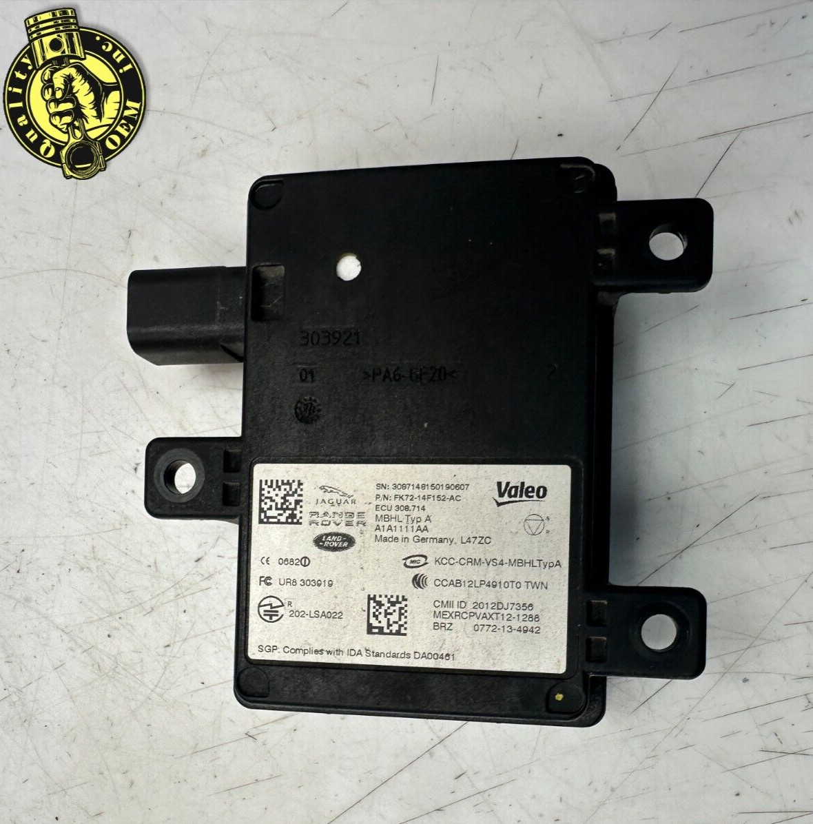 2013-2017 LAND ROVER 14-20 JAGUAR F-TYPE REAR LH / RH BLIND SPOT CONTROL MODULE