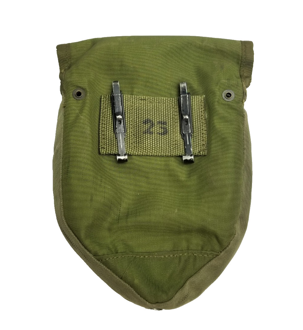 US Military Vietnam Era ETOOL CARRIER Cover Entrenching Tool Folding Shovel USED