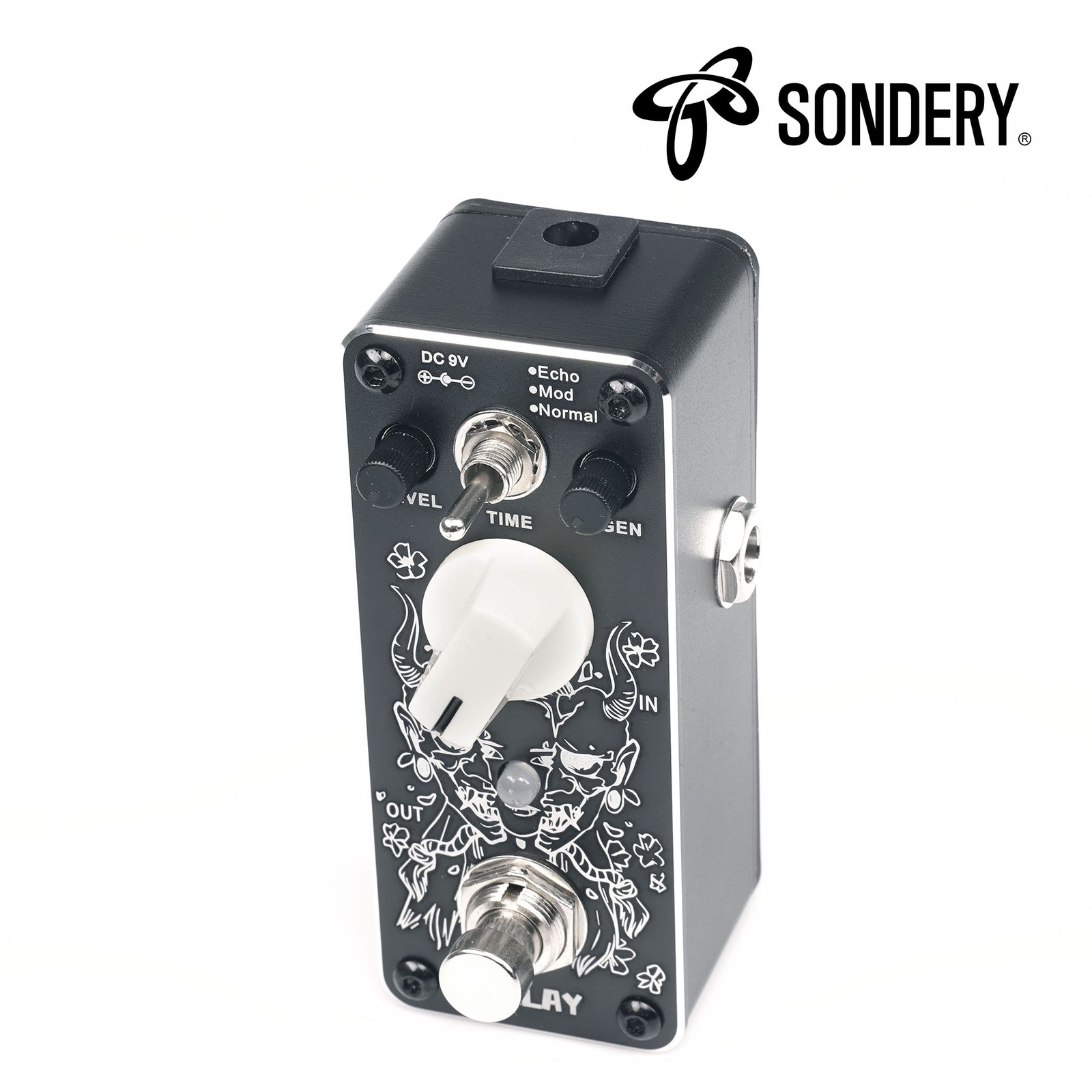 Sondery Digital Delay Pedal with 3 Effects - Echo Modulation and