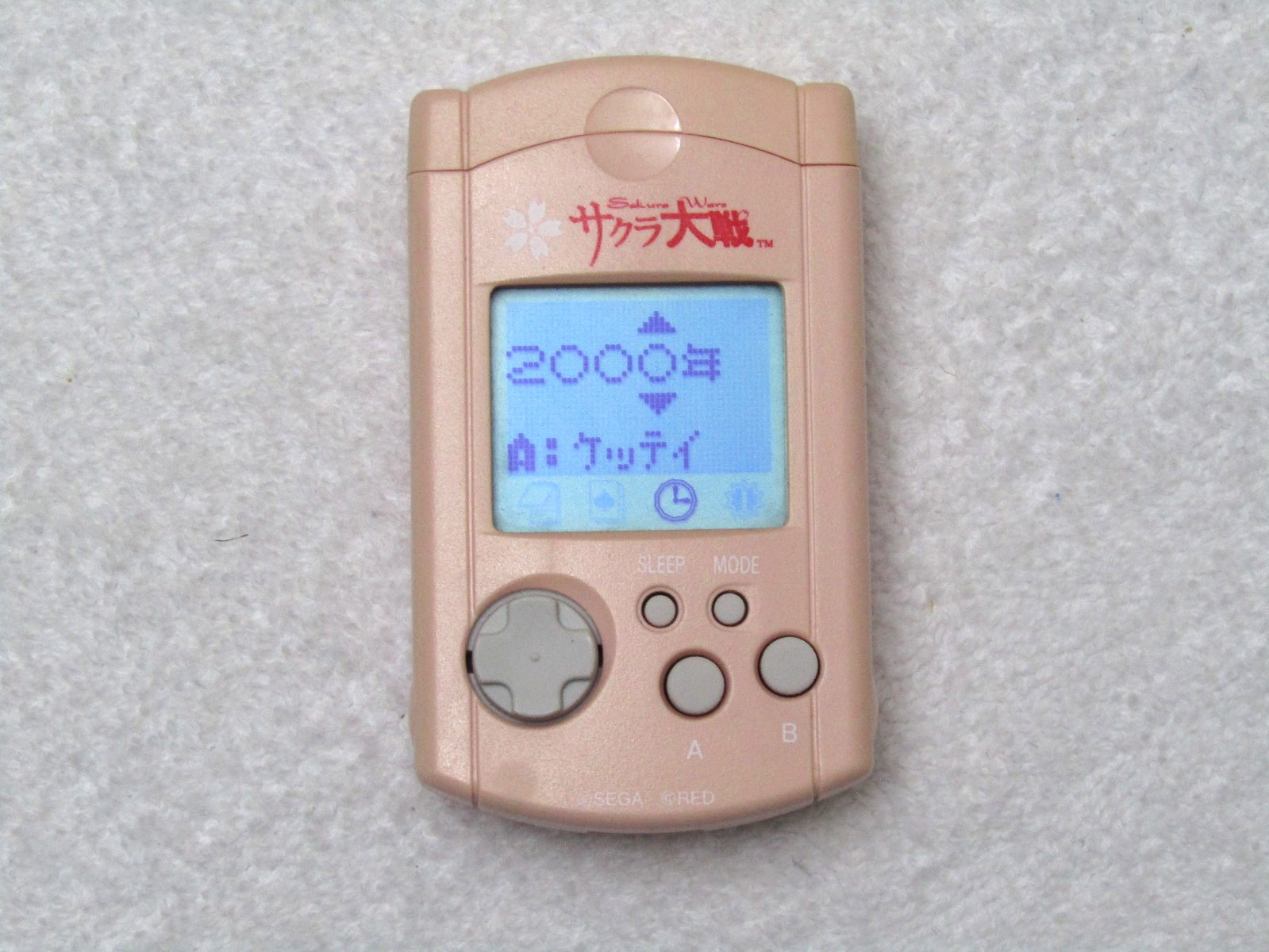 Sega Dreamcast VMU Sakura Wars /w Cap & New Batteries HKT-7000 JP