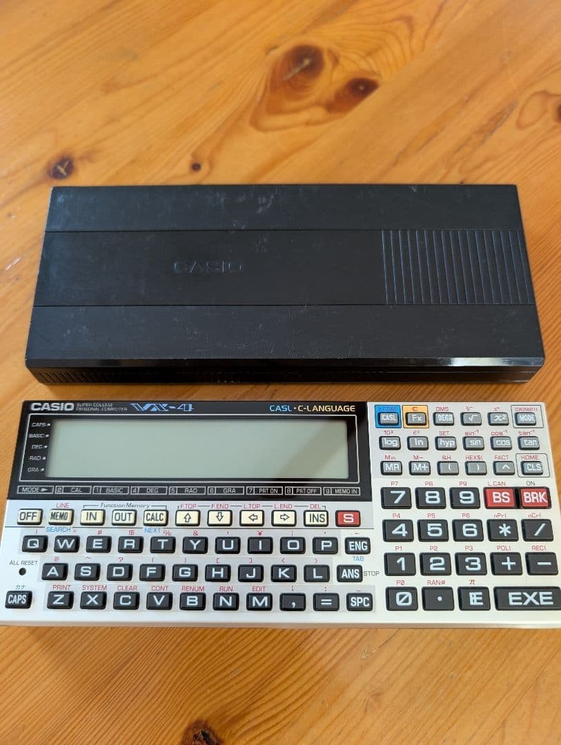 CASIO VX-4 mini Pocket Personal Computer Calculator Tested Working From Japan