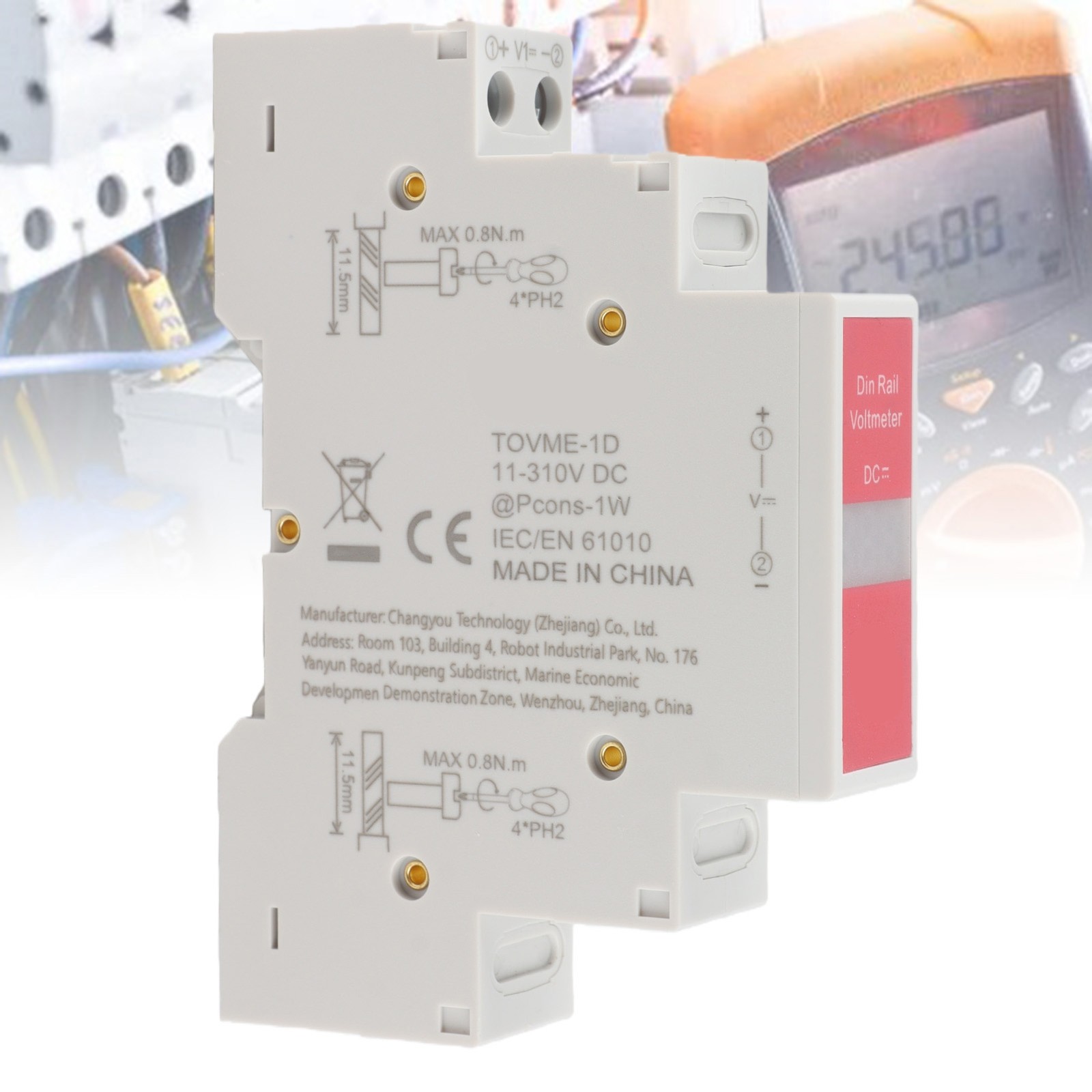 DC Voltage Meter Accurate Switching Output For Electrical Use Easy To Use