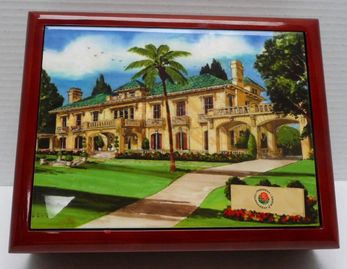 Rare Beautiful Presentation Box Pasadena Tournament of Roses 9" x 7" x 2"