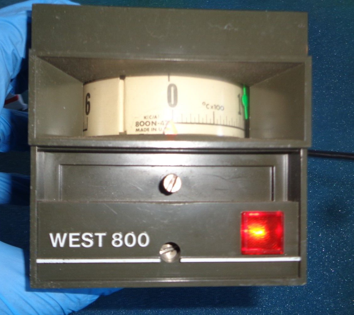West Instruments 800 800N-47 Temperature Controller West 800 0-600 Degrees C