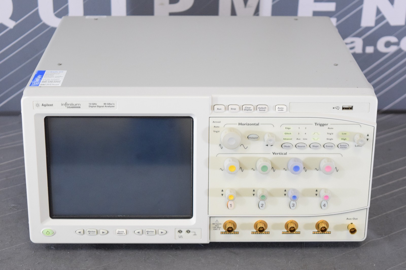 Agilent DSO81304B /001/003/004/009/010 13GHz 4CH 40GSa/s Infiniium Oscilloscope