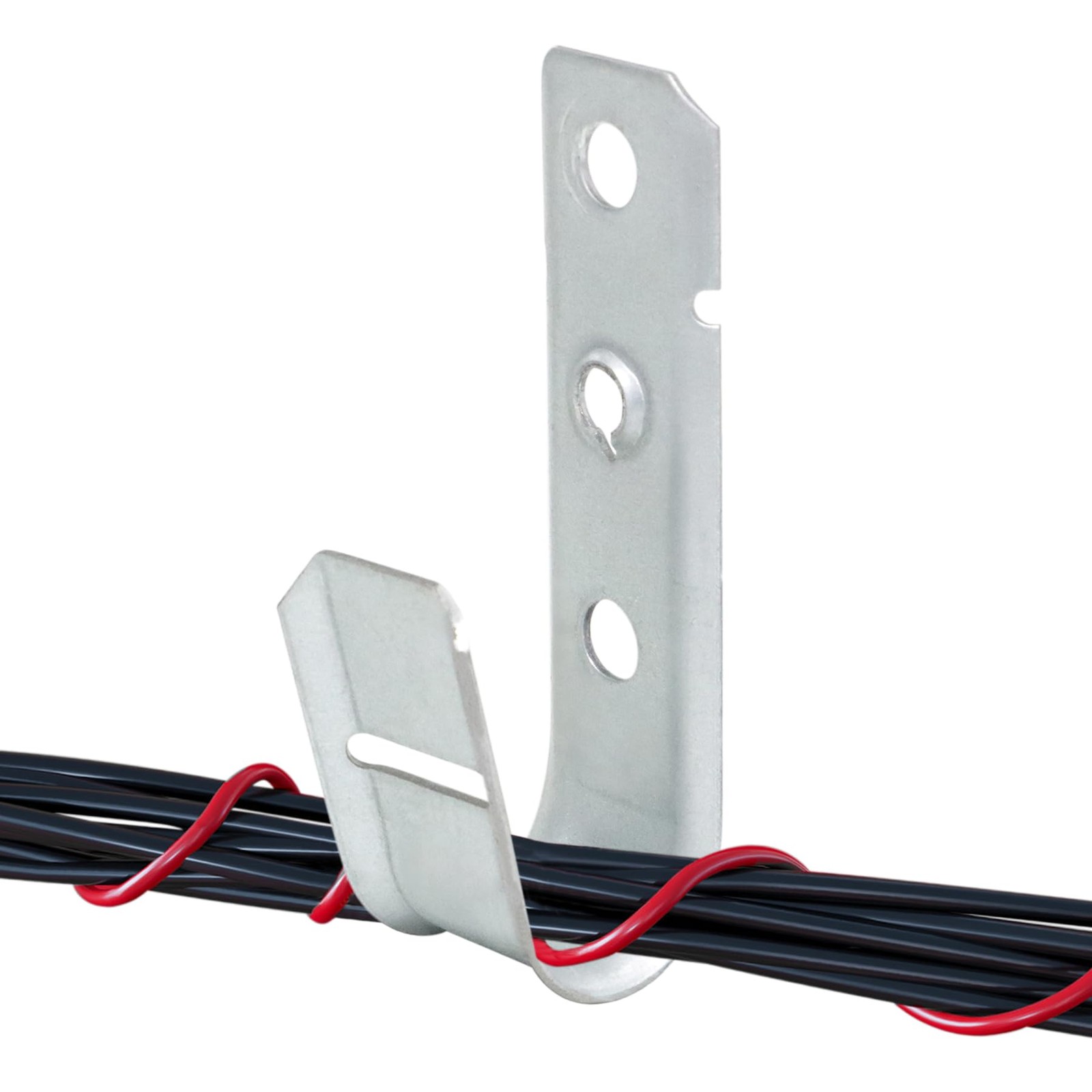 Abeicy 25 Pack 3/4" Heavy Duty Cable Support J Hooks, Cable and Wire Support ...