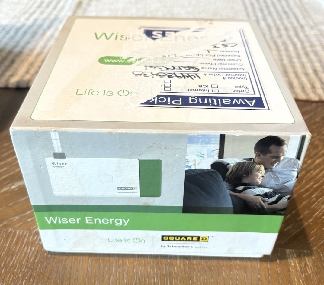Square D Wiser Energy Smart Home Monitor WISEREM Model WM3 - NEW