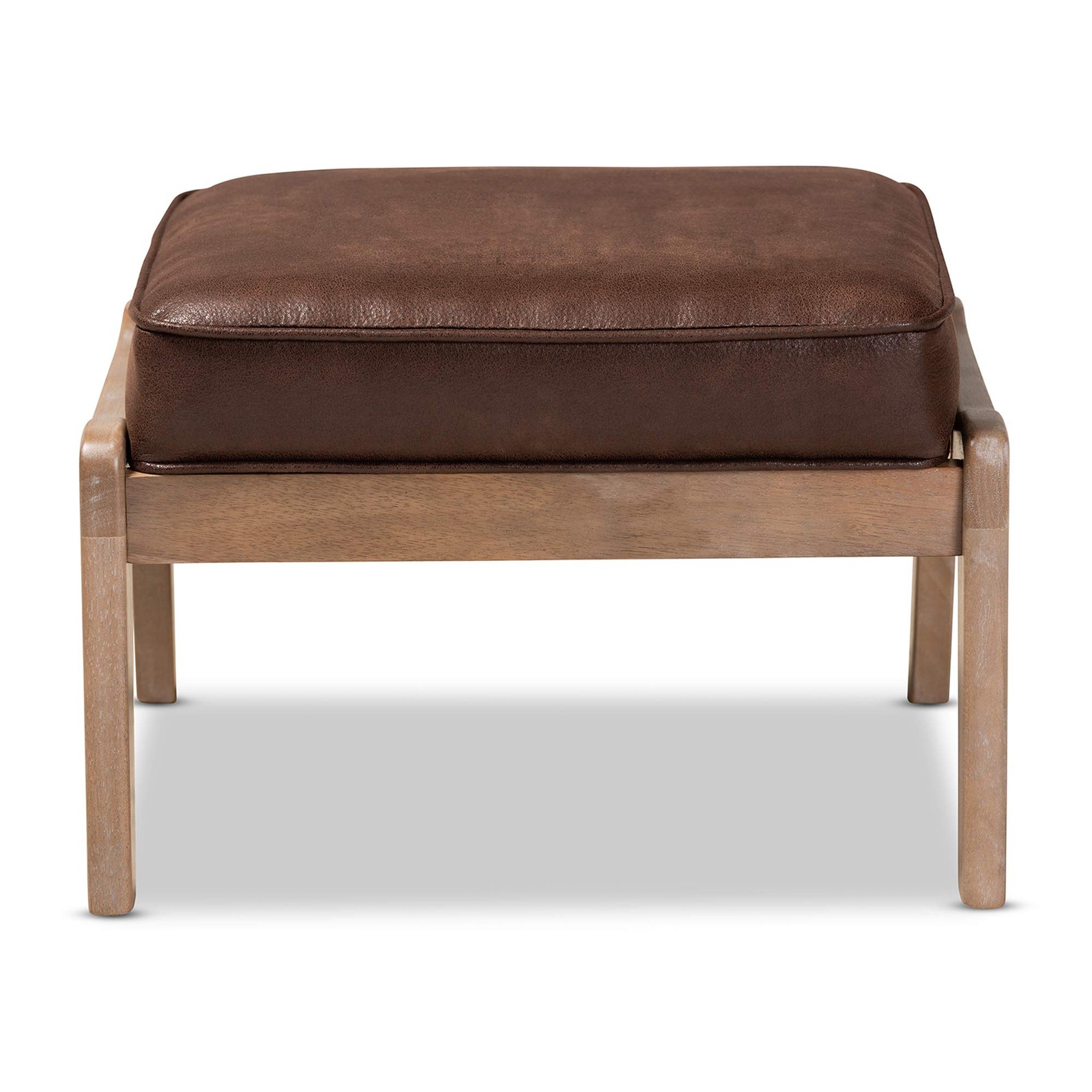 Ottomans, Dark Brown/Antique Oak