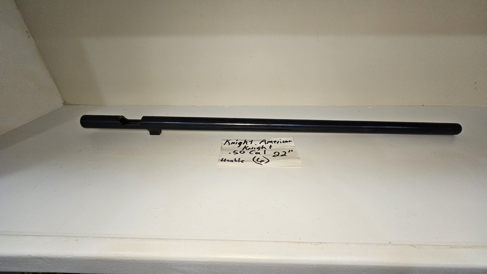 Knight American Knight Inline Muzzleloader 22" Barrel No Breech (6)