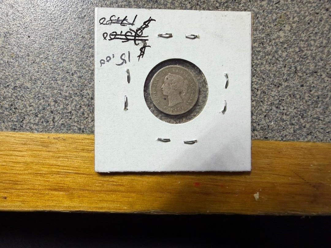 1870 Canadian 5 cent