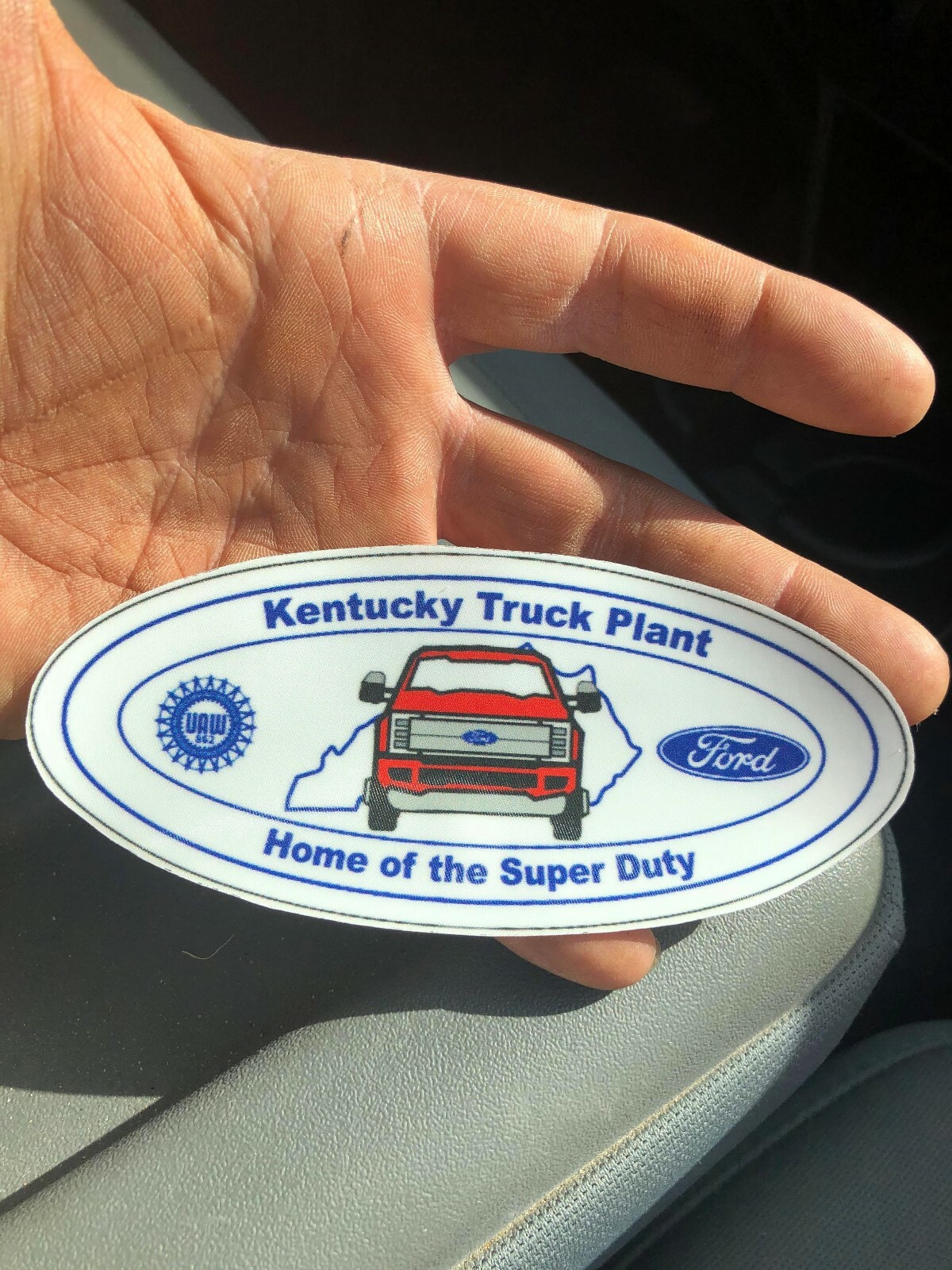 Kentucky Truck Plant Windshield Decal Sticker KTP Ford Super Duty F250, F350