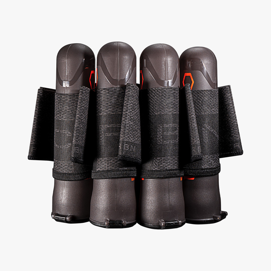 Carbon Paintball CRBN SC HARNESS 4 Pod Pack L/XL (32-40) BLACK  *FREE SHIPPING*
