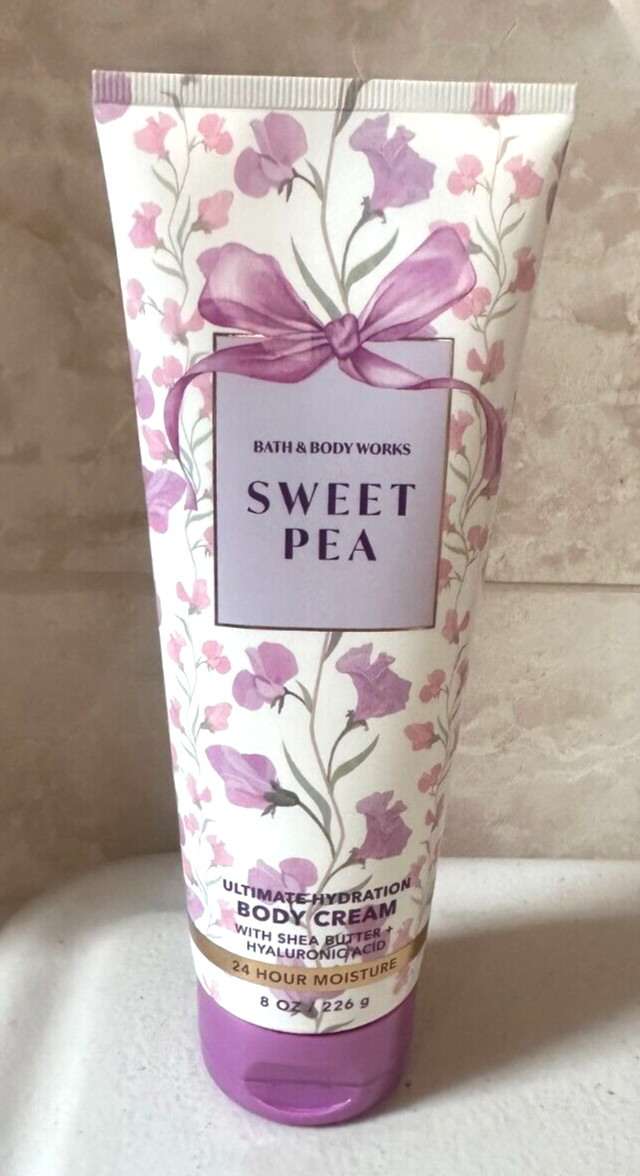Bath & Body Works Sweet Pea Body Cream 8 oz NEW SPRING