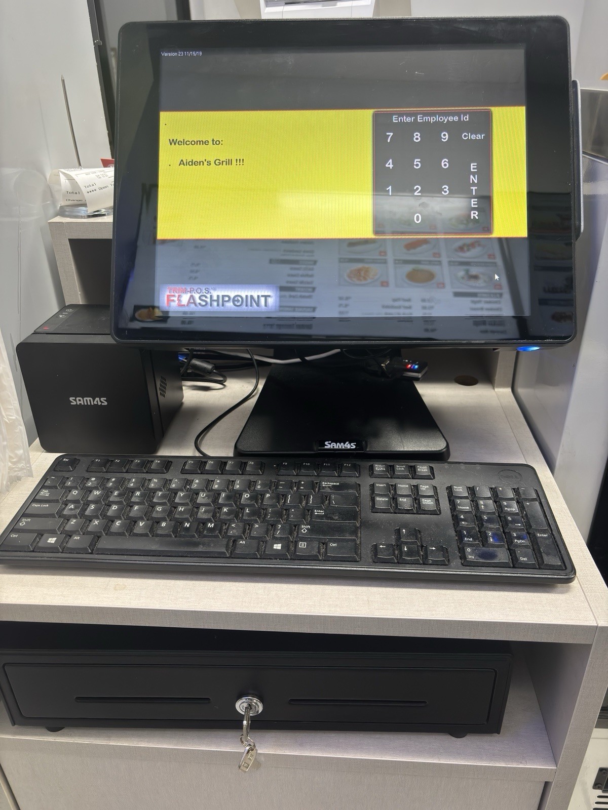SAM4s SAT-S270J Touch Screen SAM4 POS Terminal Retail or Restaurant