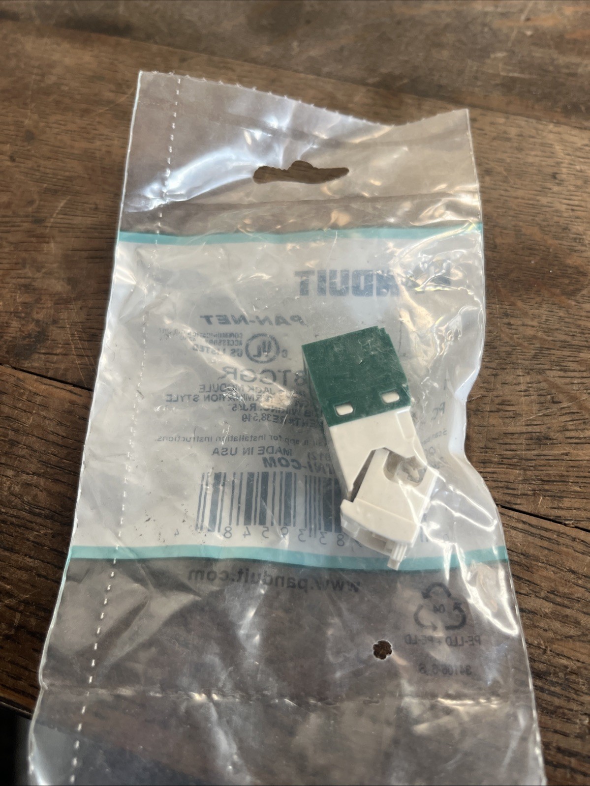 NOS PANDUIT CJ688TGGR Mini-com TX6 Plus Jack Module