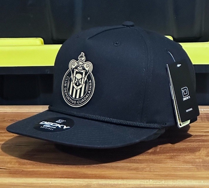 Las Chivas Soccer Team SnapBack Hat DeckyHats Black Color Hat
