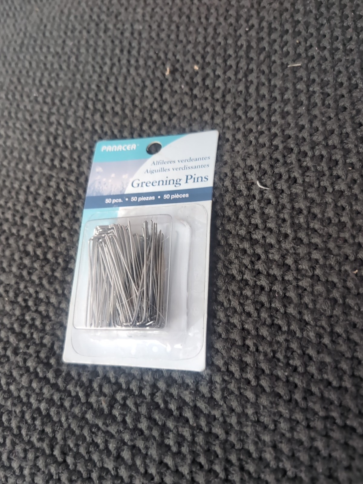 Sharp Greening Pins 1.75 Inch 50 Pcs Silver Gardening Fasteners Plant Support