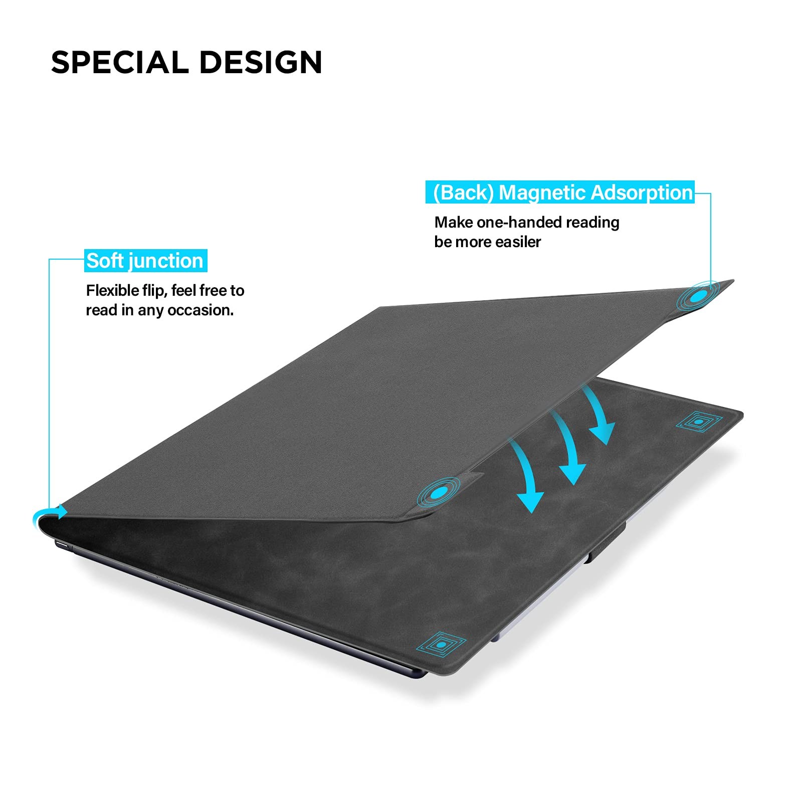 Case for Remarkable 2 Paper Tablet 10.3" 2020, PU Leather Folio with Pen Ho