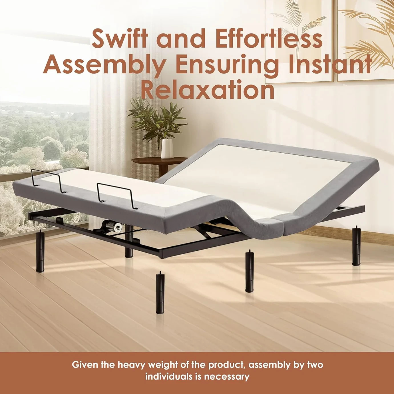 SmartFlex SF500 Remote Control Ergonomic Adjustable Bed Frame - FREE SHIPPING.
