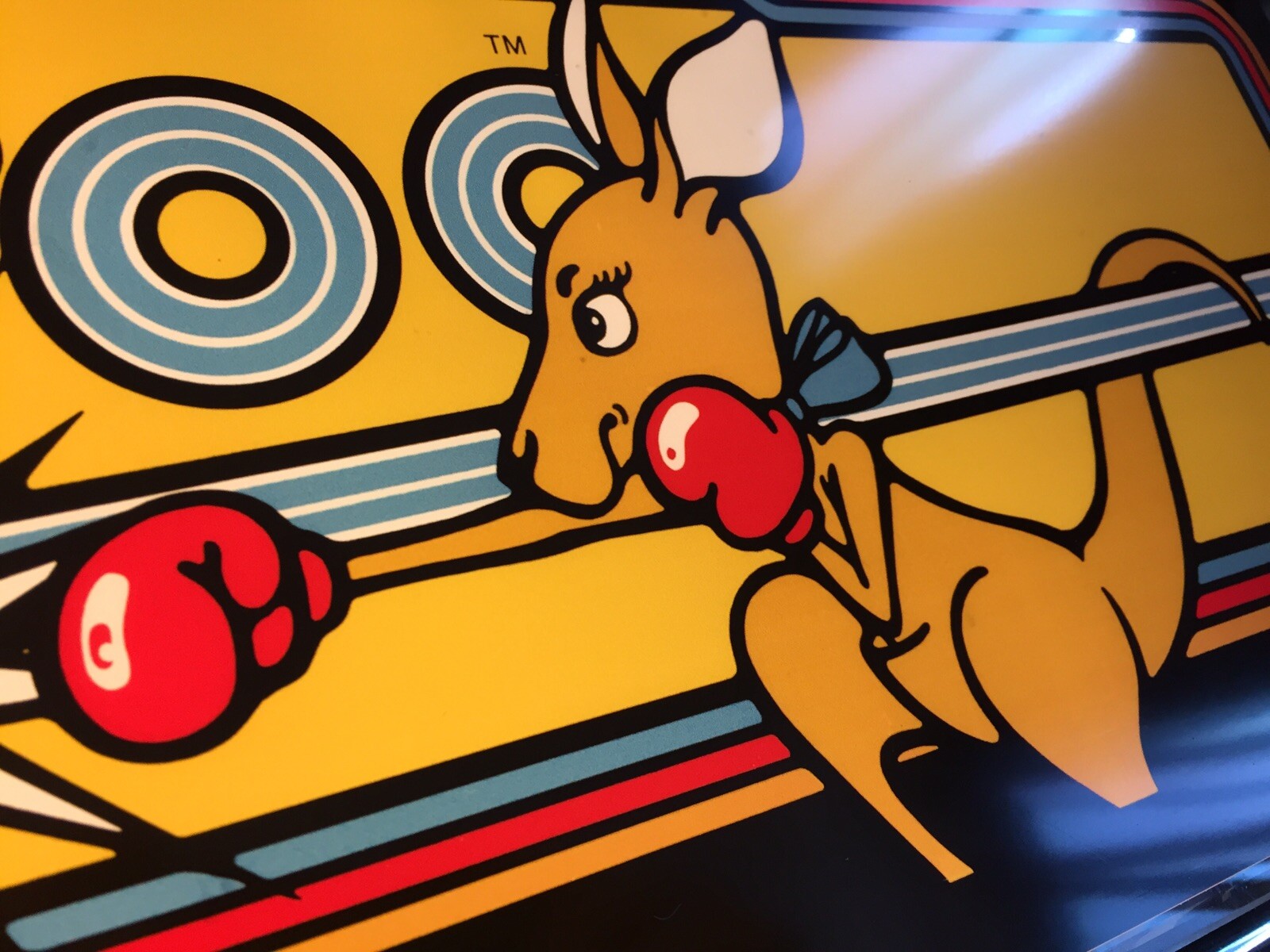 Kangaroo Dedicated Arcade Marquee 23.6"x6.5"