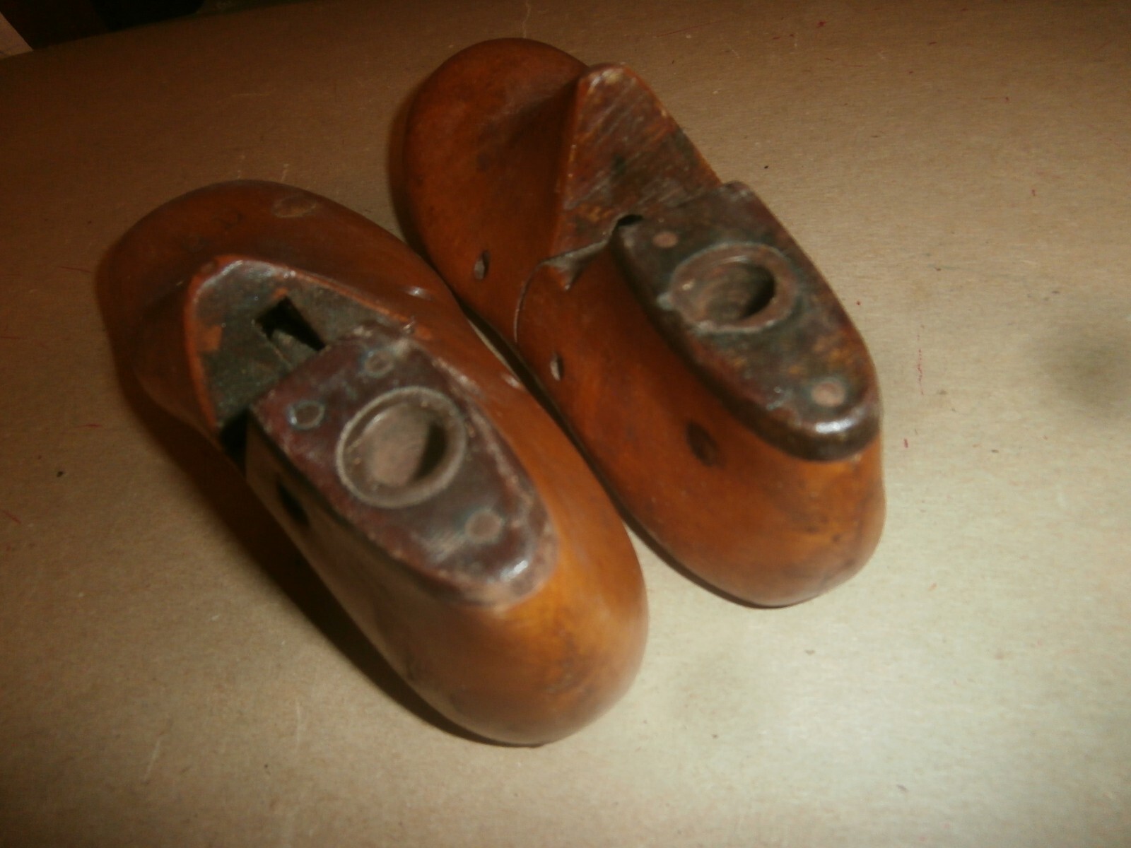 2 Vintage Child's Size Wooden Shoe Forms