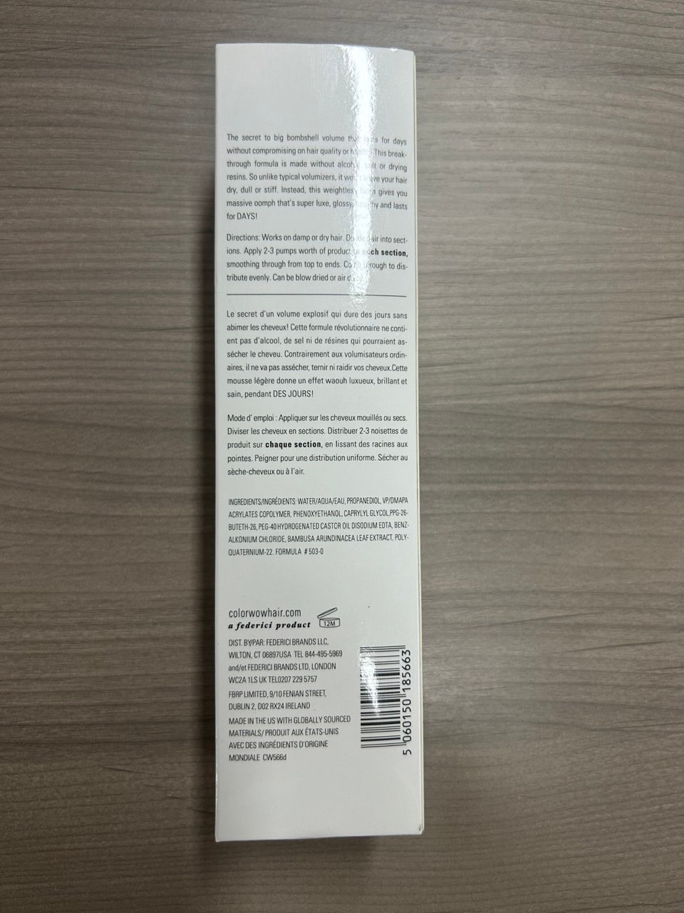 'COLOR WOW' Xtra Large Bombshell Volumizer Alcohol-Free Technology for Lasting