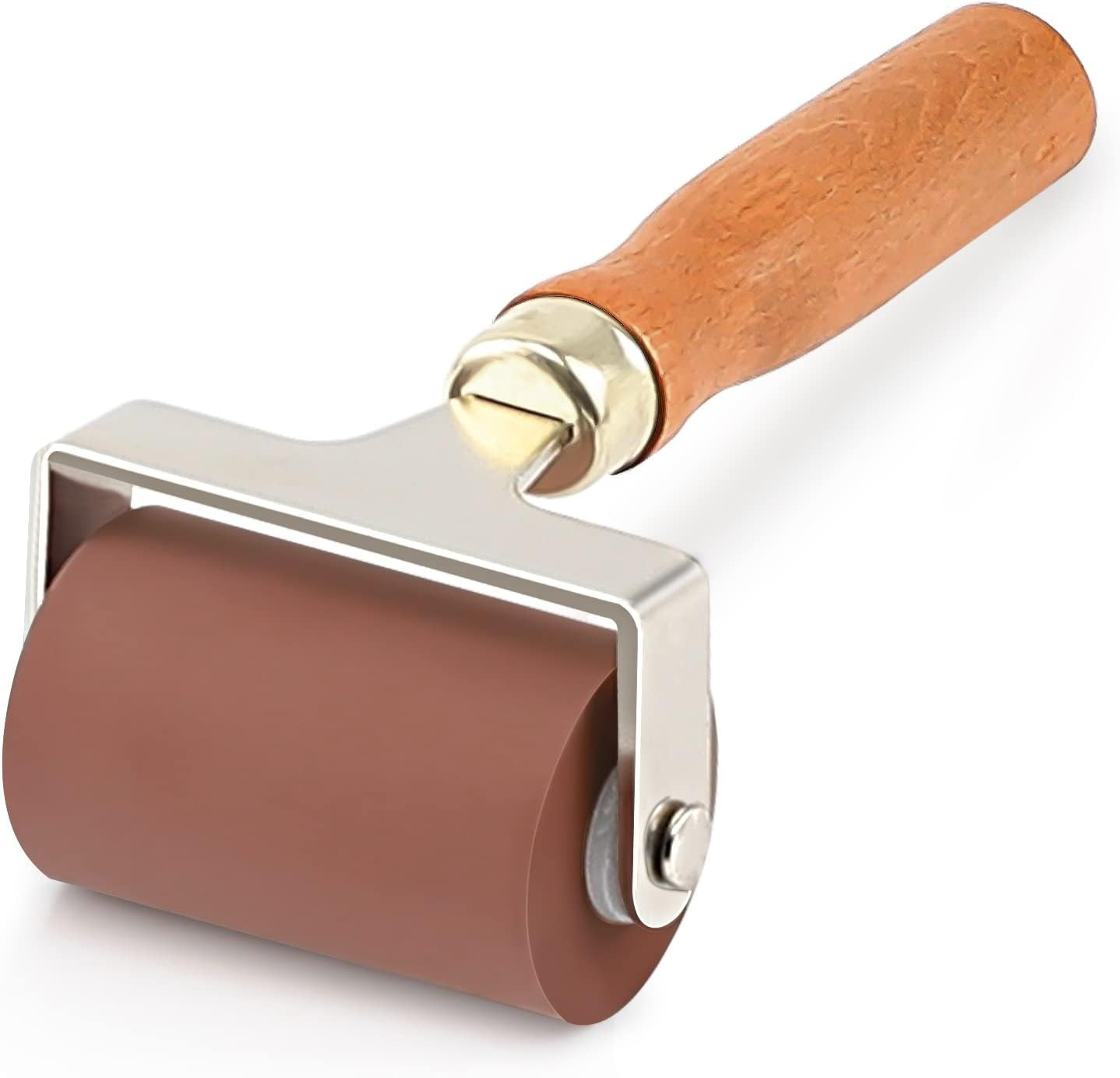 Soft Rubber Roller, Brayer Ideal for anti Skid Tape Construction Tools, Print,