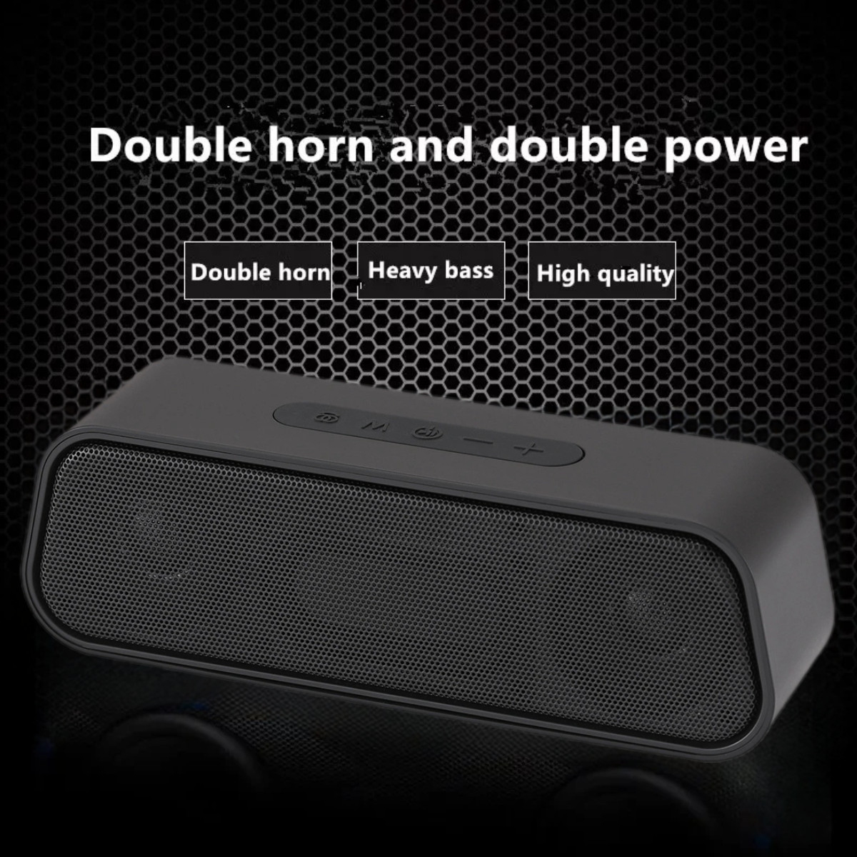 LOUD Bluetooth Rechargeable Speaker Wireless Outdoor Stereo Bass USB/TF/FM Radio