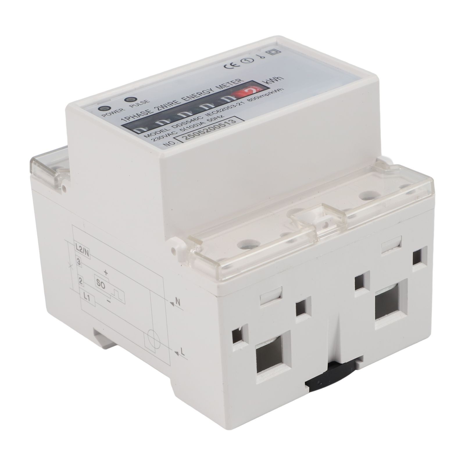 230V Wattmeter Digital Meter 5A 100A for Safe Electrical Systems