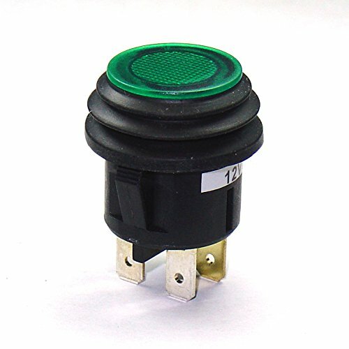 CYG USA Illuminated Automotive Switch - Green