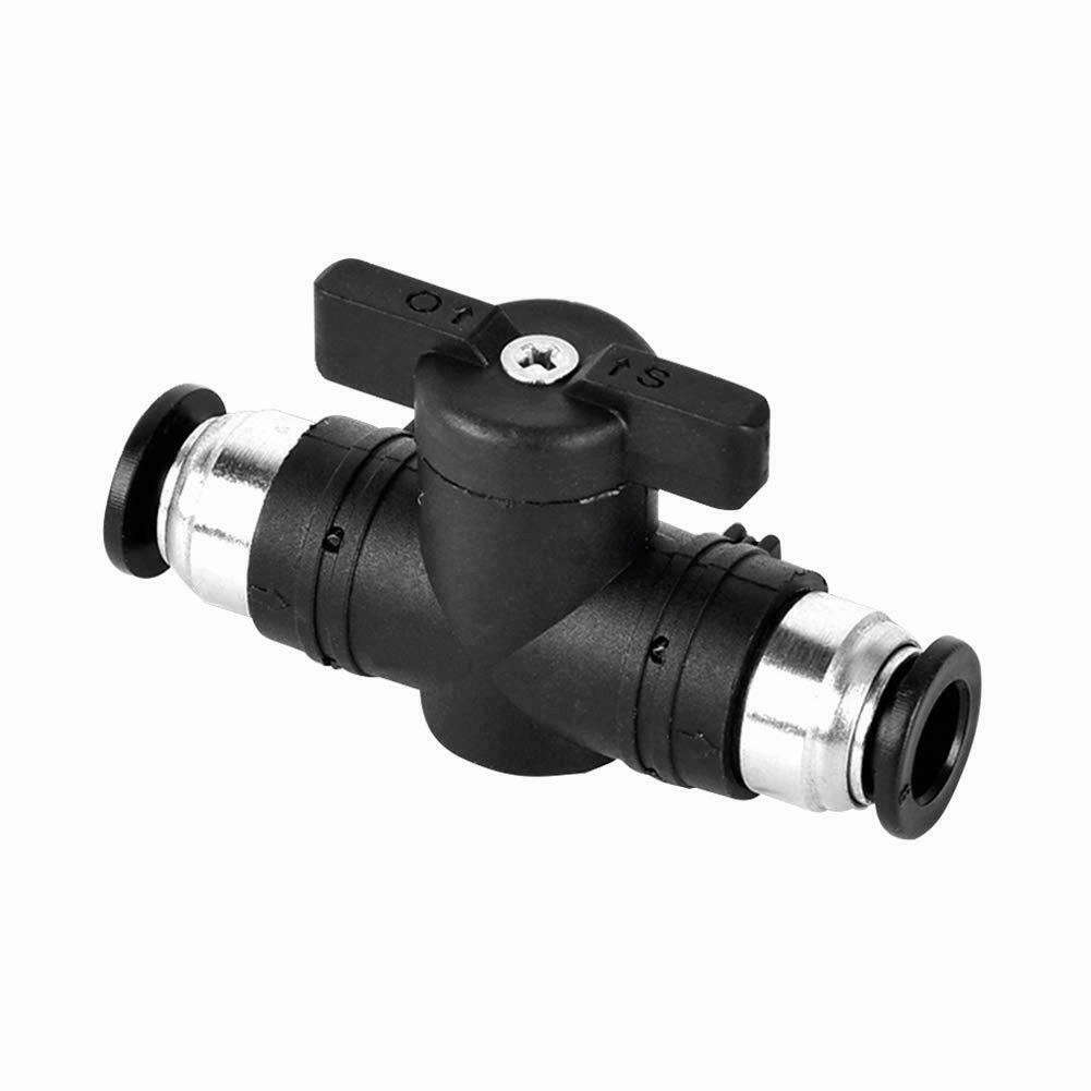JoyTube BUC 3/8" OD Push to Connect Straight Union Ball Valve Air Tube Valve