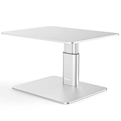BoYata Monitor Riser Stand, Adjustable Height Metal Desktop  Assorted Colors