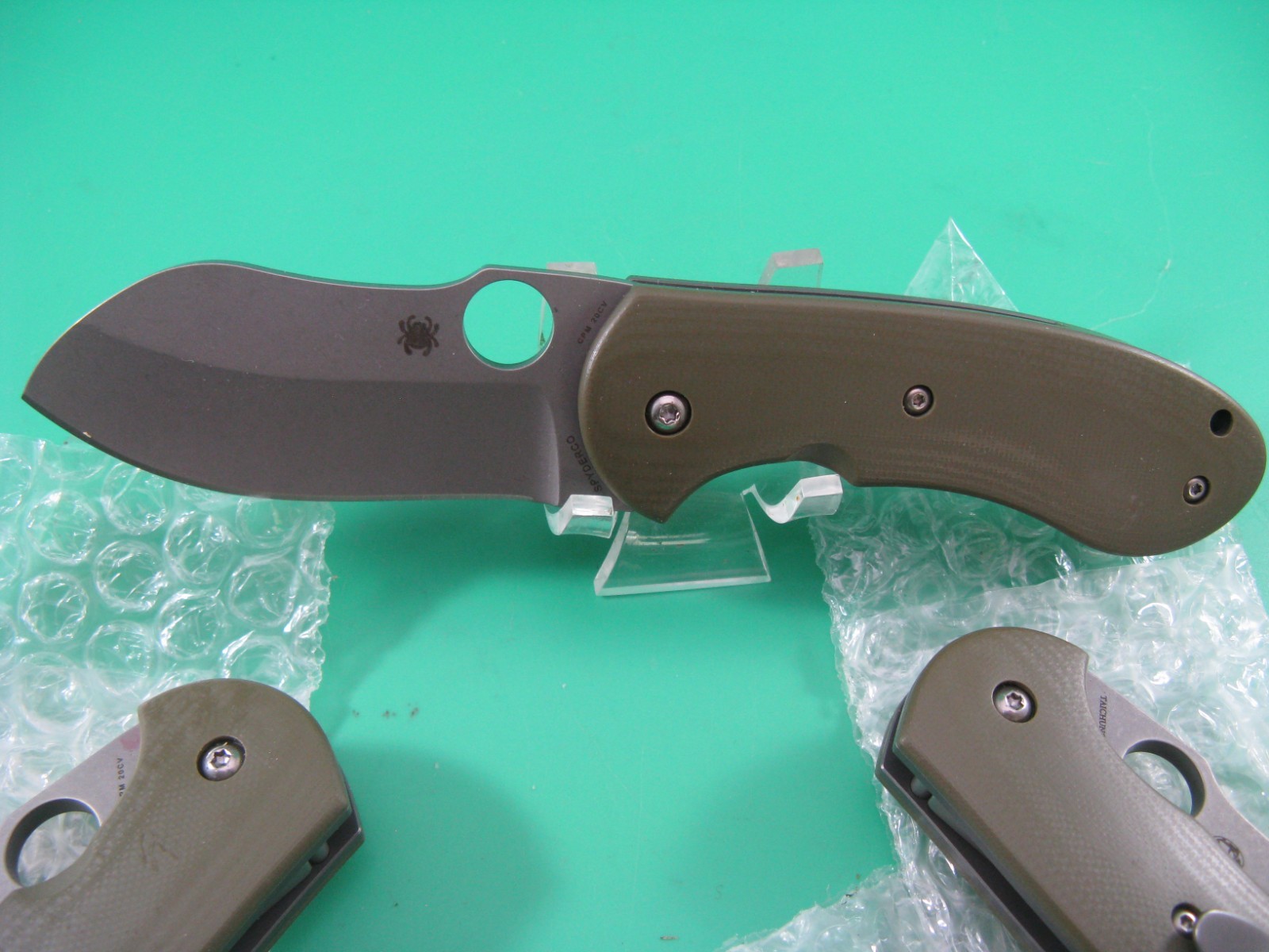 ORIGINAL NEW! NUMBERED SPYDERCO BOMBSHELL C250GTIP KNIFE LIMITED RUN OF 1250