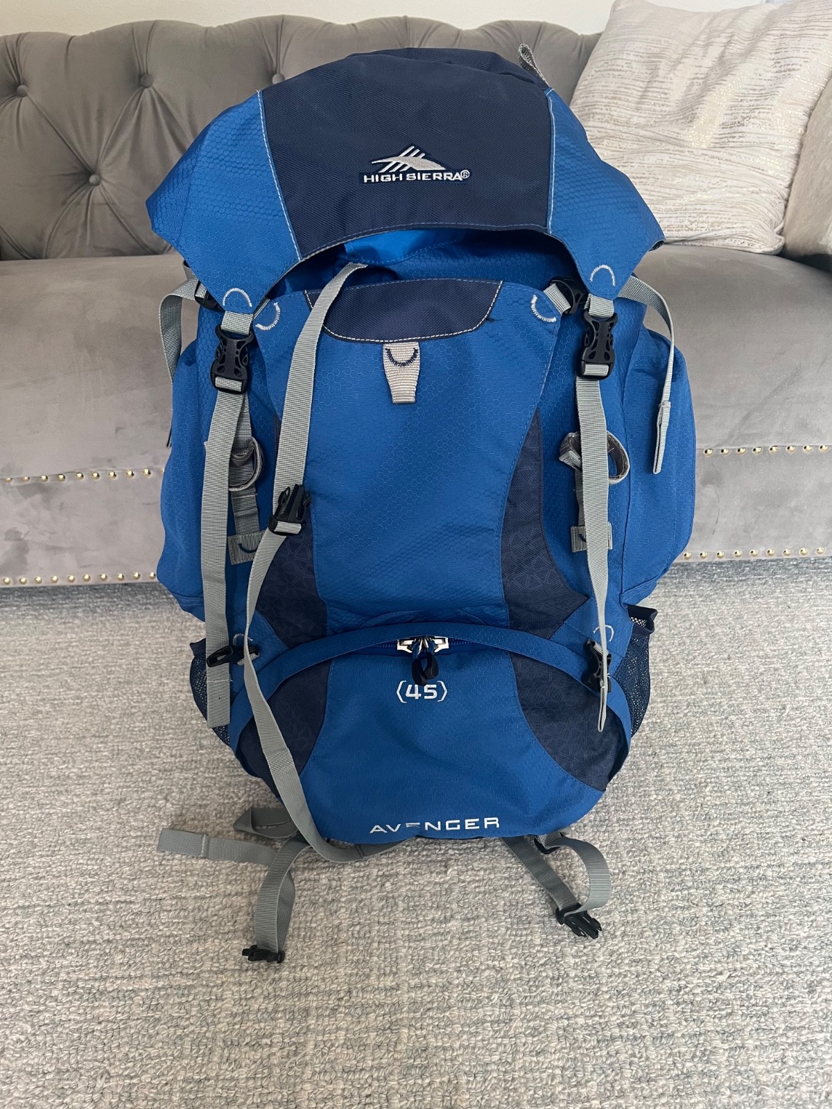 HIGH SIERRA Backpack Avenger 45 Blue Hiking Internal Frame
