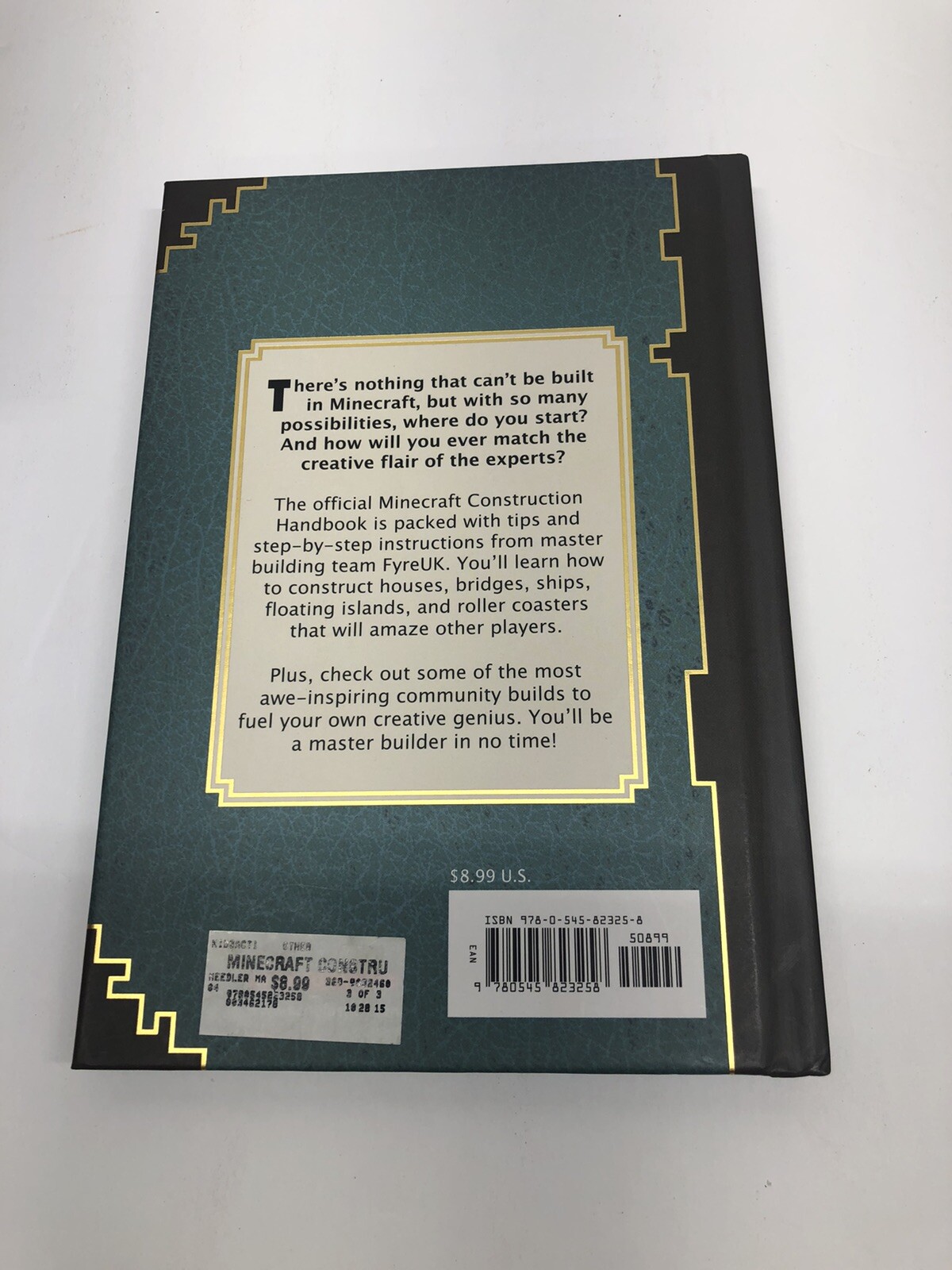 Minecraft Construction Redstone Handbook Lot Mojang Hardback