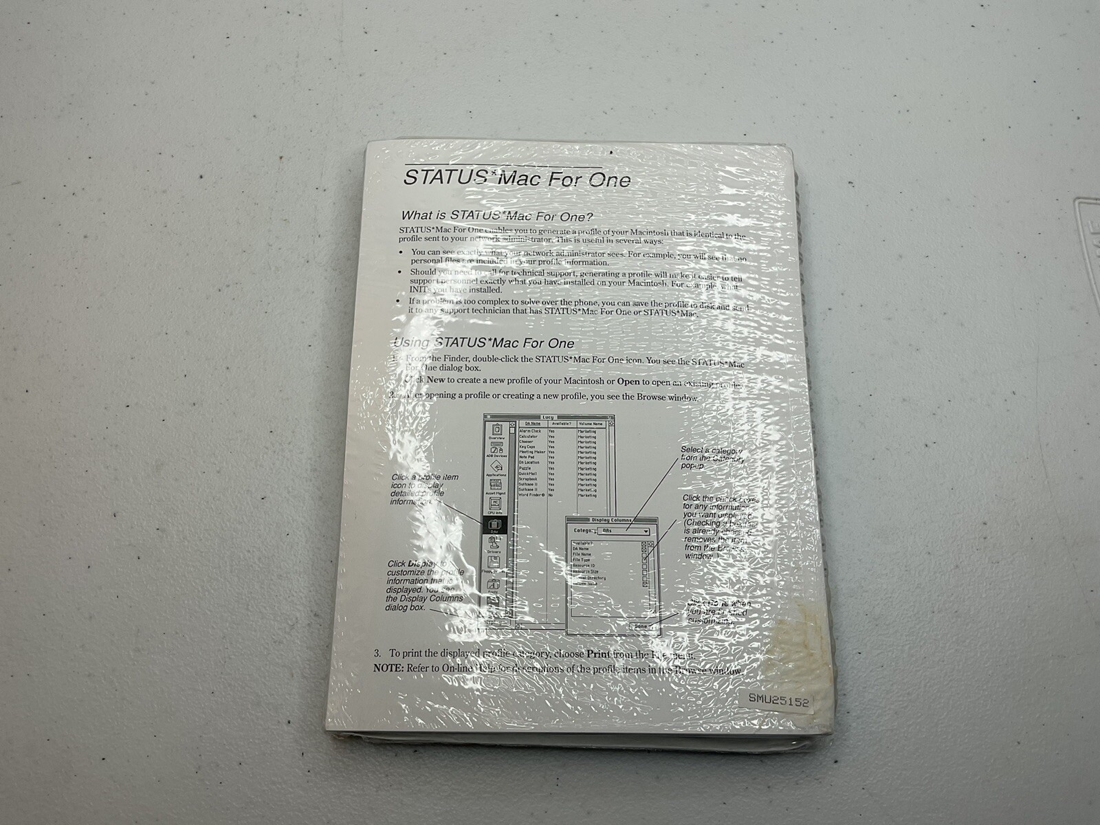Status Mac For One Version 3.0 New Sealed