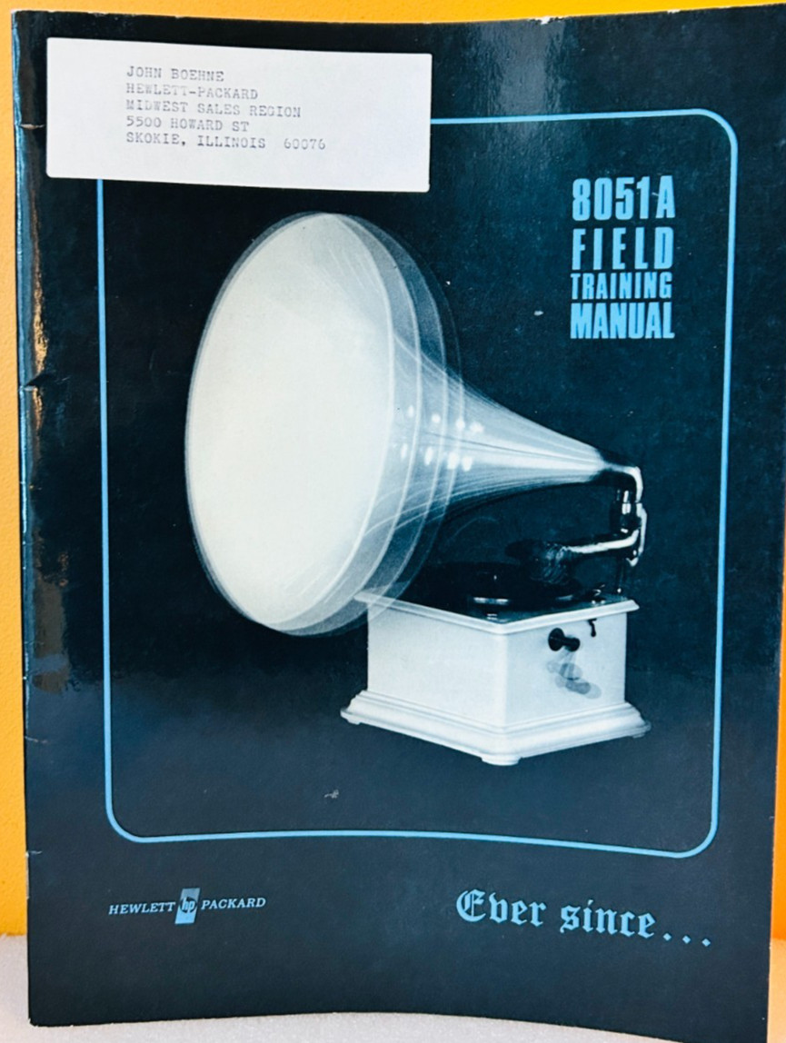 HP Model 8051A Field Training Manual.
